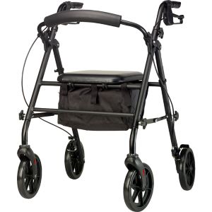 CVS Health - Andador negro con ruedas de 7.5"
