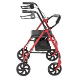 Four Wheel Rollator Rolling Walker with Fold Up Removable Back Support, thumbnail image 3 of 9