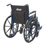 Drive Medical Blue Streak Wheelchair with Flip Back Desk Arms, Swing Away Footrests, thumbnail image 4 of 5