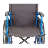 Drive Medical Blue Streak Wheelchair with Flip Back Desk Arms, Swing Away Footrests, thumbnail image 5 of 5