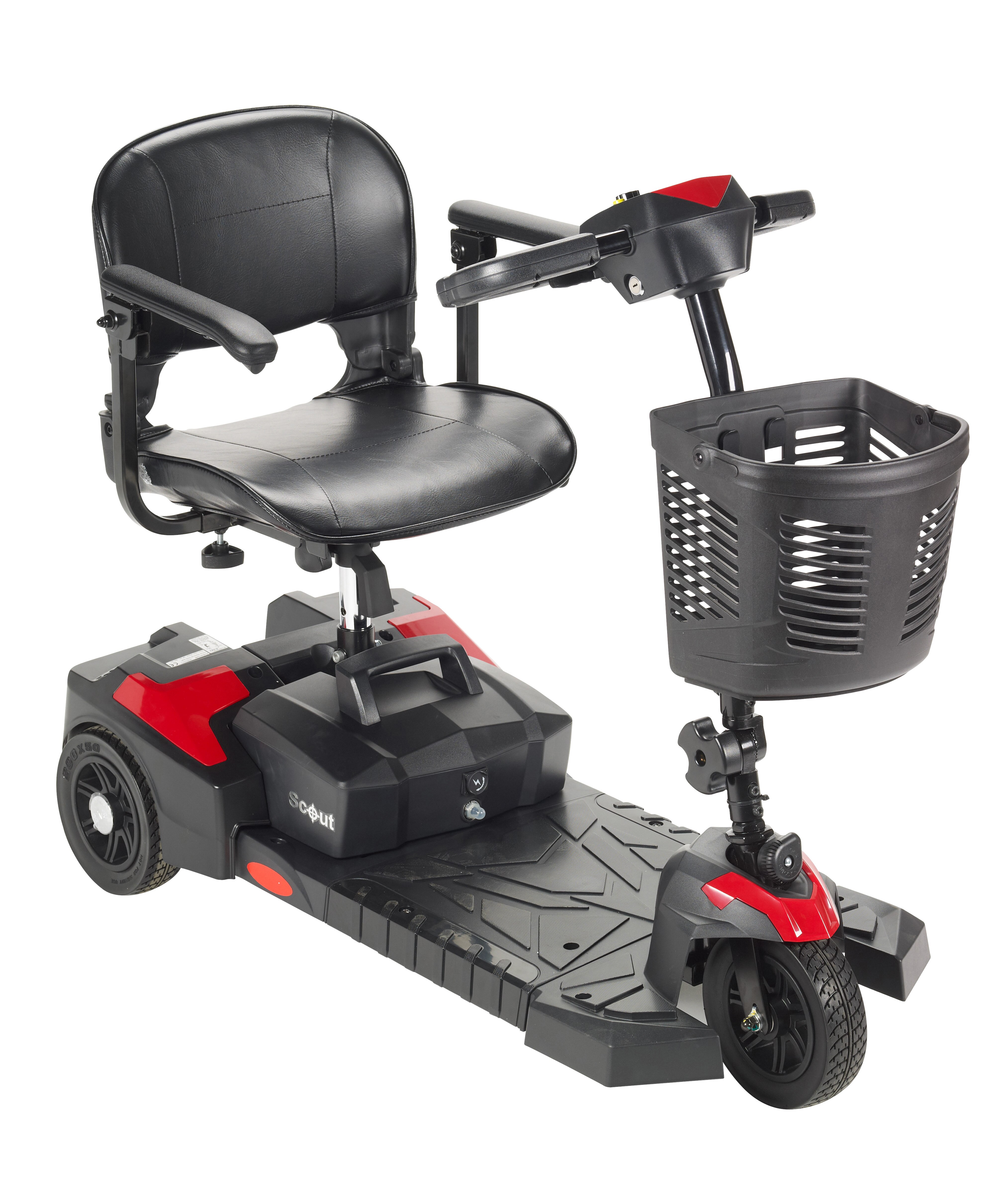 Drive Medical Scout Compact Travel Power Scooter, 3 Wheel , CVS