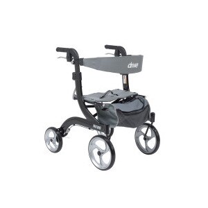 Drive Medical Nitro Euro Style Walker Rollator, Hemi Height