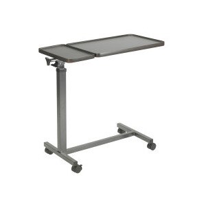  Drive Medical Multi-Purpose Tilt-Top Split Overbed Table 