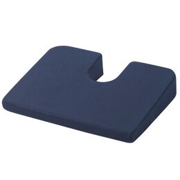 McKesson Blue Foam Coccyx Support Seat Cushion - 1 ct
