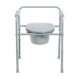 Drive Medical Steel Folding Frame Commode, thumbnail image 3 of 6