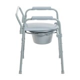 Drive Medical Steel Folding Frame Commode, thumbnail image 5 of 6