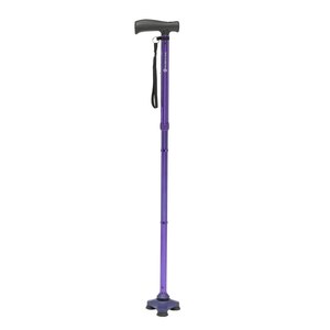 HurryCane Freedom Edition Folding Cane With T Handle, Purple , CVS