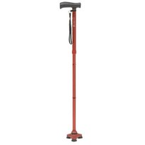 HurryCane Freedom Edition - Bastón plegable con mango en T