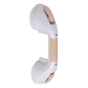 Drive Medical Suction Cup Grab Bar, 12", White and Beige