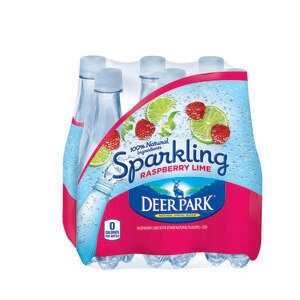 Deer Park Sparkling Natural Spring Water Plastic Bottle Raspberry Lime