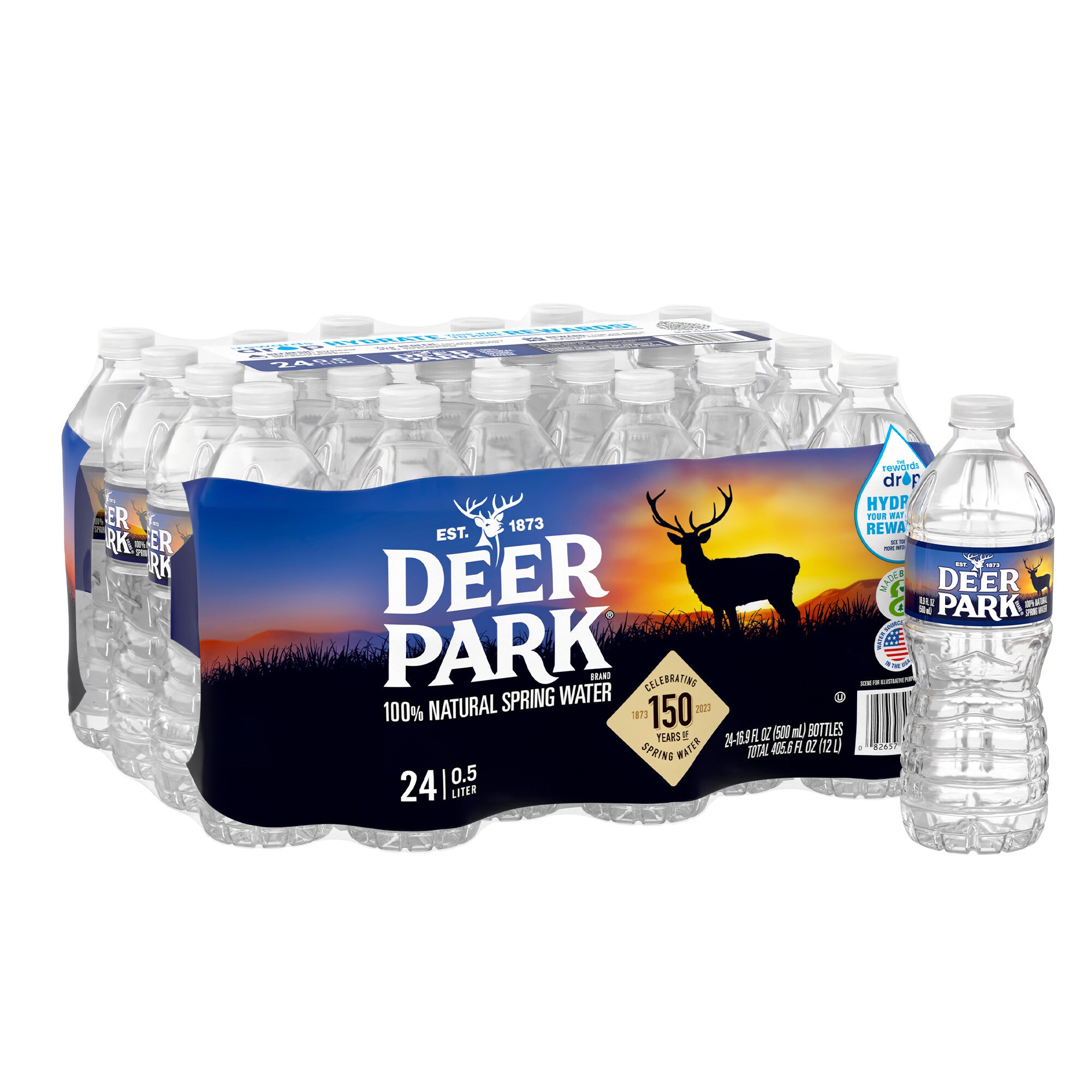 Deer Park 100% Natural Spring Water Plastic Bottle 24 Ct, 16.9 Oz , CVS