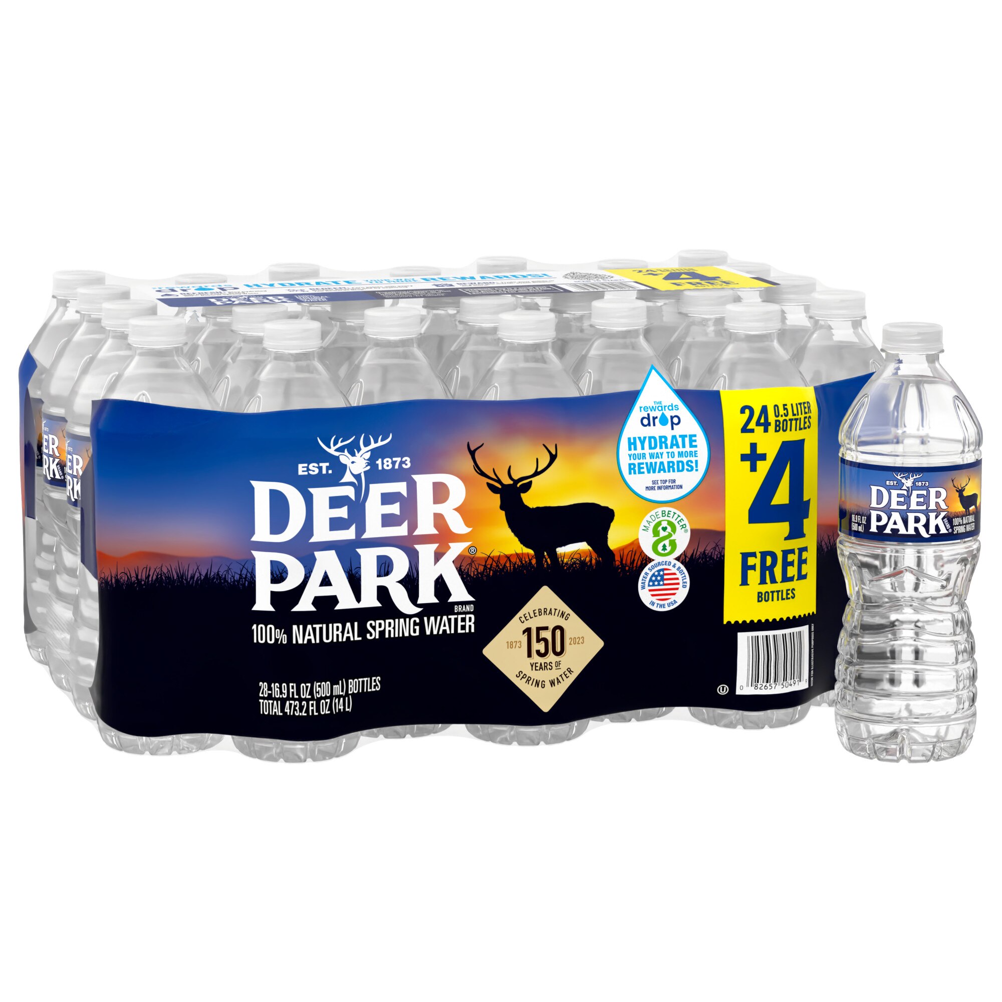 Deer Park Brand 100% Natural Spring Water, 28 Ct, 16.9 Oz , CVS