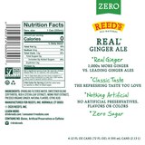Reed's Zero Sugar Ginger Ale, Cans, 4 ct, 12 oz, thumbnail image 4 of 4