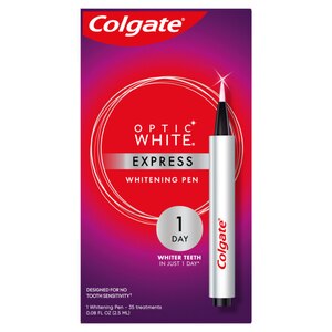 Colgate Optic White Express Teeth Whitening Pen, 35 Treatments, 0.08 Oz , CVS