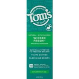 Tom's of Maine Wicked Fresh Fluoride Anticavity Toothpaste, Spearmint Ice, 4.7 OZ, thumbnail image 1 of 8