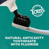 Tom's of Maine Activated Charcoal Anticavity Toothpaste, Peppermint, 4 OZ, thumbnail image 4 of 8