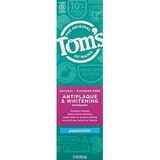 Tom's Of Maine Antiplaque and Whitening Fluoride-Free Natural Toothpaste, Peppermint, 5.5 OZ, thumbnail image 1 of 2
