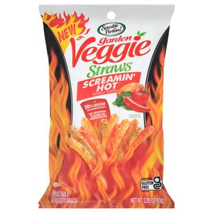 Sensible Portions Screamin' Hot Garden Veggie Straws, 2.25 OZ