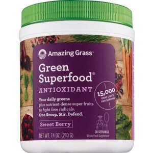 Amazing Grass Green Superfood, Sweet Berry - 14.8 Oz , CVS