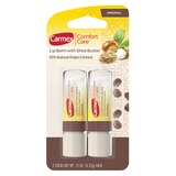 Carmex Comfort Care Natural Lip Balm with Shea Butter, Original, 2 0.15 OZ sticks, thumbnail image 1 of 8