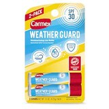Carmex Weather Guard Moisturizing Lip Balm Sticks, SPF 30 Sunscreen Broad Spectrum, 2 CT, thumbnail image 1 of 5