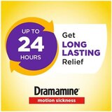 Dramamine, All Day Motion Sickness Relief Chewable Tablets, Raspberry Cream, 12 CT, thumbnail image 2 of 5