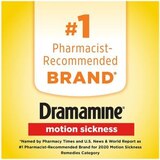 Dramamine, All Day Motion Sickness Relief Chewable Tablets, Raspberry Cream, 12 CT, thumbnail image 4 of 5