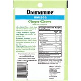 Dramamine Non-Drowsy Nausea Relief Ginger Soft Chews, 20 CT, thumbnail image 2 of 4