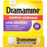 Dramamine Motion Sickness Less Drowsy Tablets, thumbnail image 1 of 3