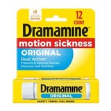 Dramamine, Original Formula Motion Sickness Relief, 12 CT, thumbnail image 1 of 5