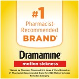Dramamine Motion Sickness Less Drowsy Tablets, 8 CT, thumbnail image 4 of 8