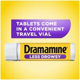 Dramamine Motion Sickness Less Drowsy Tablets, 8 CT, thumbnail image 5 of 8