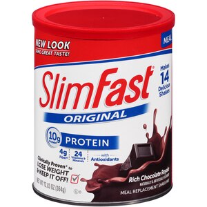 Slim Fast Original Protein, 12.83 Oz, Rich Chocolate Royale - 12.84 Oz , CVS