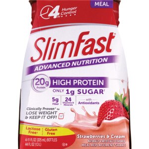 Slimfast Advanced Nutrition Meal Replacement, 4 Pack