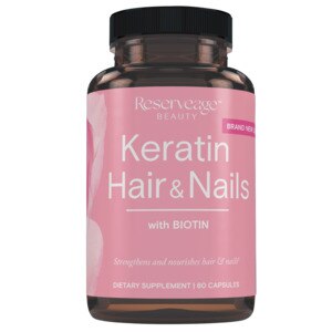 Reserveage Beauty Keratin Hair & Nails with Biotin Capsules, 60 CT