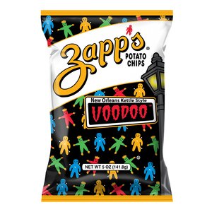  Zapp's Voodoo New Orleans Kettle Style Potato Chips 5 oz 