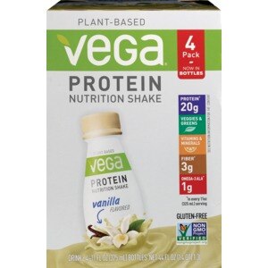  Vega Protein + Shake Drink, 11 OZ, 4 CT 