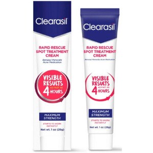 Clearasil Rapid Rescue Spot Acne Treatment Cream, 1 OZ
