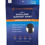 Tommie Copper Men's Compression Shoulder Support Shirt, Grey, M, thumbnail image 1 of 2