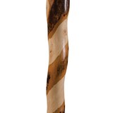 Brazos Twisted Hickory Derby Handcrafted Wood Walking Cane, thumbnail image 3 of 3