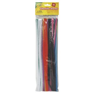 Crayola Chenille Stems 12", Assorted Colors, 50 CT
