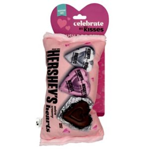 Hershey's Kisses Plush Bag Of Chocolate Dog Toy With Squeaker , CVS