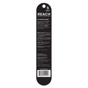 REACH Ultra Clean Soft Toothbrush with Cap, 1 CT