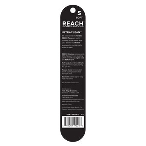  REACH Ultra Clean Soft Toothbrush with Cap, 1 CT 