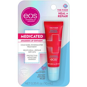 eos The Fixer Medicated Lip Balm Ointment, 0.35 OZ