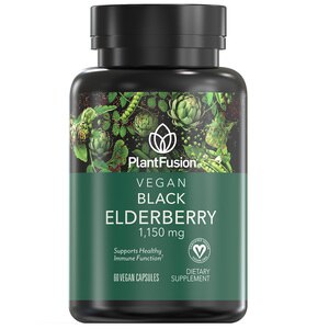  PlantFusion Vegan Black Elderberry, 60 CT 