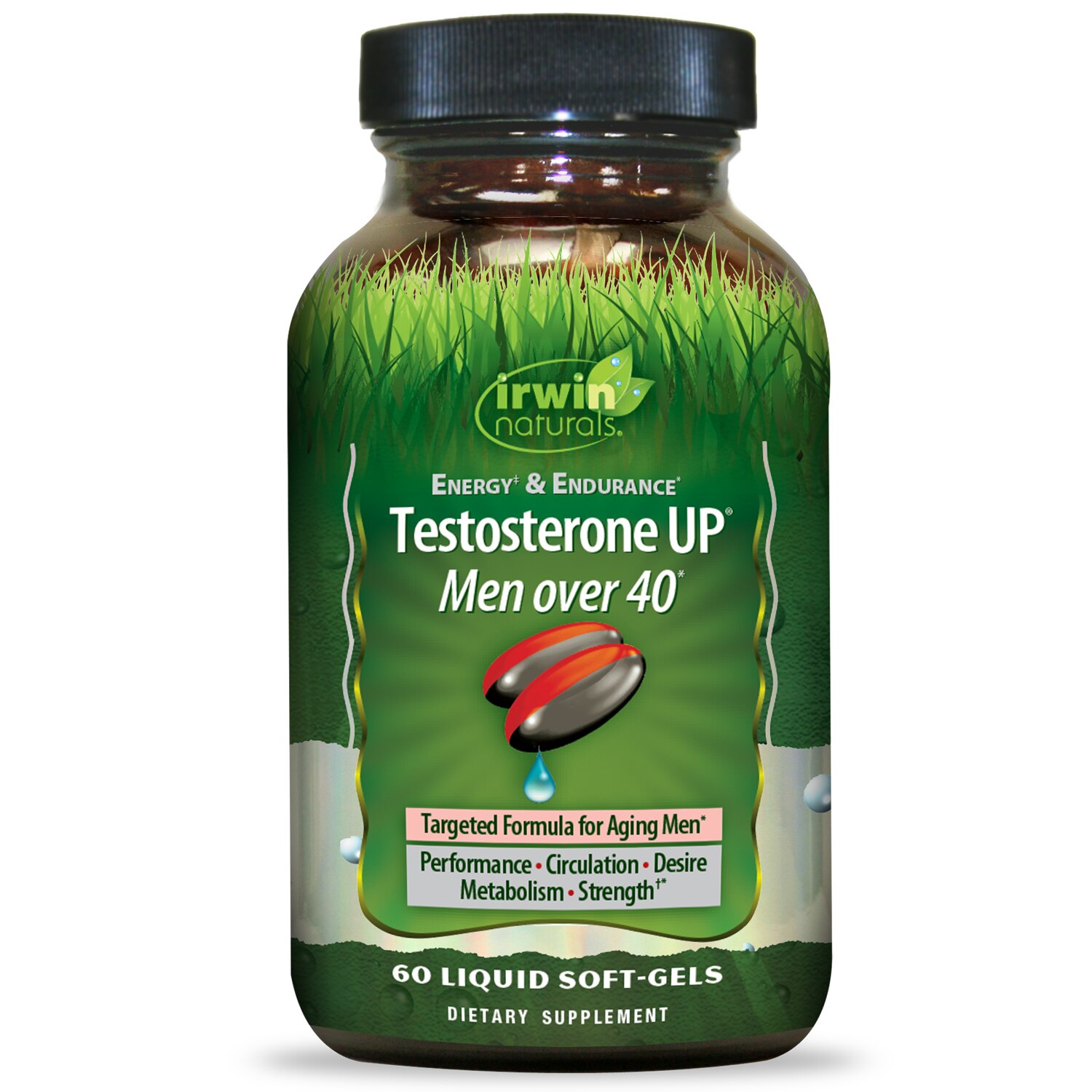 Irwin Naturals Irwin Energy & Endurance Testosterone Up Men 40+, 60 Ct , CVS