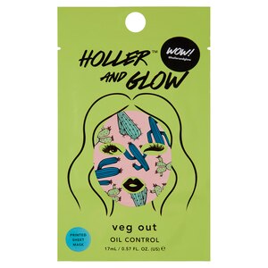 Holler and Glow Veg Out Oil Control Sheet Mask