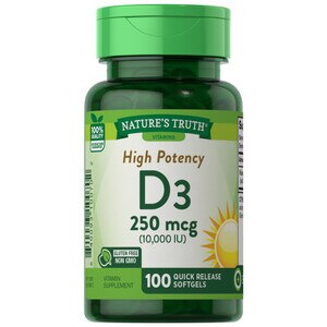 Nature's Truth High Potency Vitamin D 250 mcg (10,000 IU)