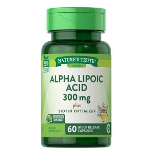 Nature's Truth Alpha Lipoic Acid 300mg Quick Release Capsules, 60 CT